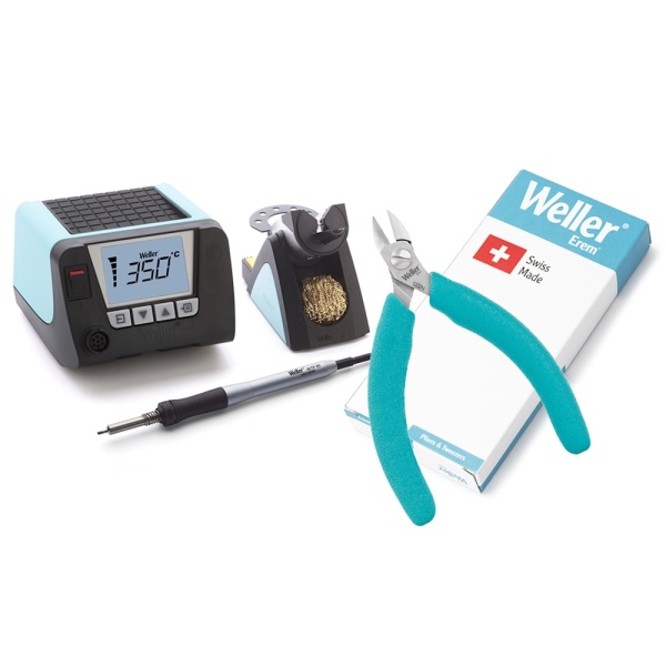 Weller WT1010NP - WT1010N Station, WTP90 Iron, and 522N Wire Cutter