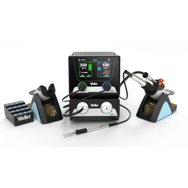 Weller WXS2020 - Rework Set with WXsmart, WXair, WXUPS MS Smart Ultra Iron and WXDP120 Desoldering Iron