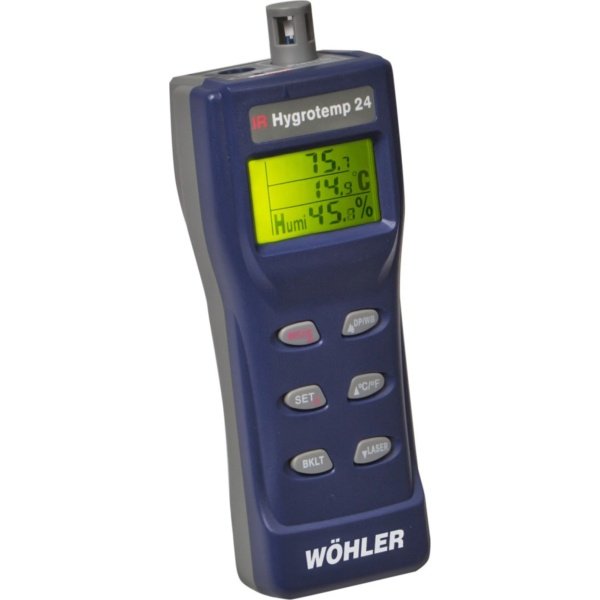 Wohler IR HYGROTEMP 24 - Hygrometer for Determining Air Temperature, Humidity