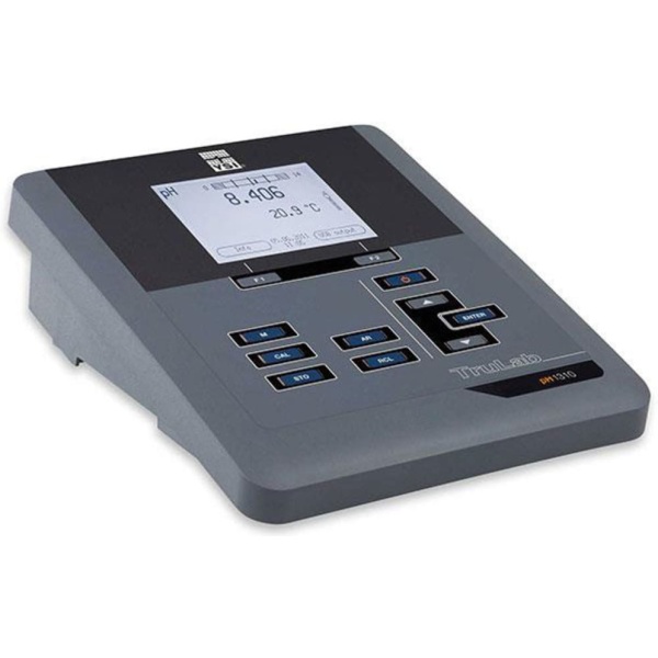 YSI TruLab pH 1310 pH/mV Single Channel Benchtop Instrument with BNC and Two Banana Plug Connectors, Data Storage and Data Transfer Via USB